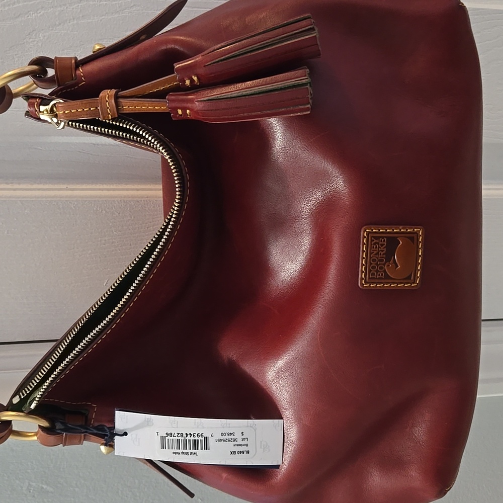 Dooney & Bourke Rich Brown Leather Shoulder Bag